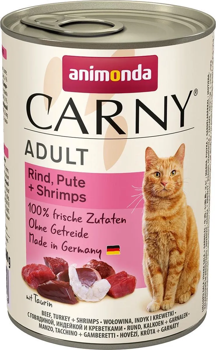 Animonda Carny Adult Rund Kalkoen Garnaal