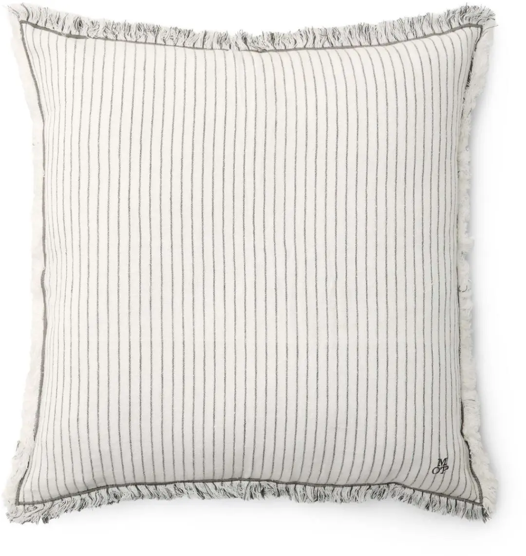 Marc O'Polo Fine Stripe Sierkussen Antraciet - 40x60 cm