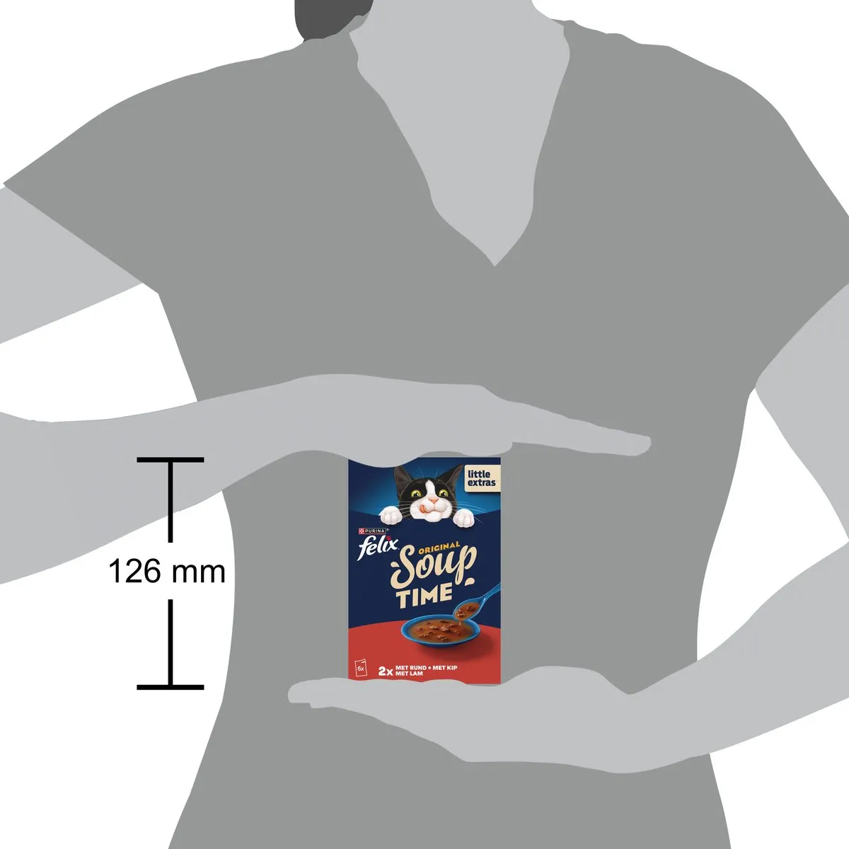 Felix Soup Vlees Selectie Natvoer - 48 Stuks