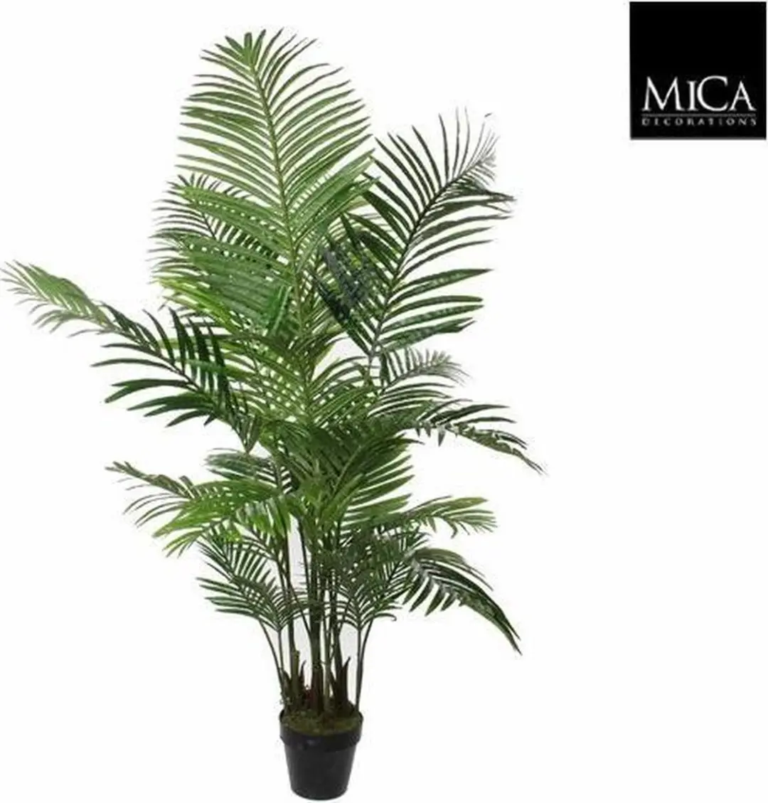 Noach Outdoor Kunstplant Areca Palm 160cm - Groen - afbeelding 2 van 2