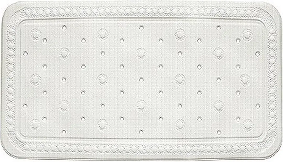 Kela Kreta Badmat Antislip 72x36cm - Wit - afbeelding 3 van 6