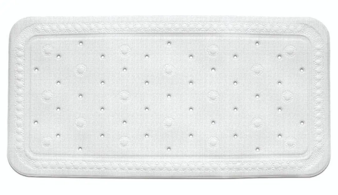 Kela Kreta Badmat Antislip 72x36cm - Wit - afbeelding 6 van 6