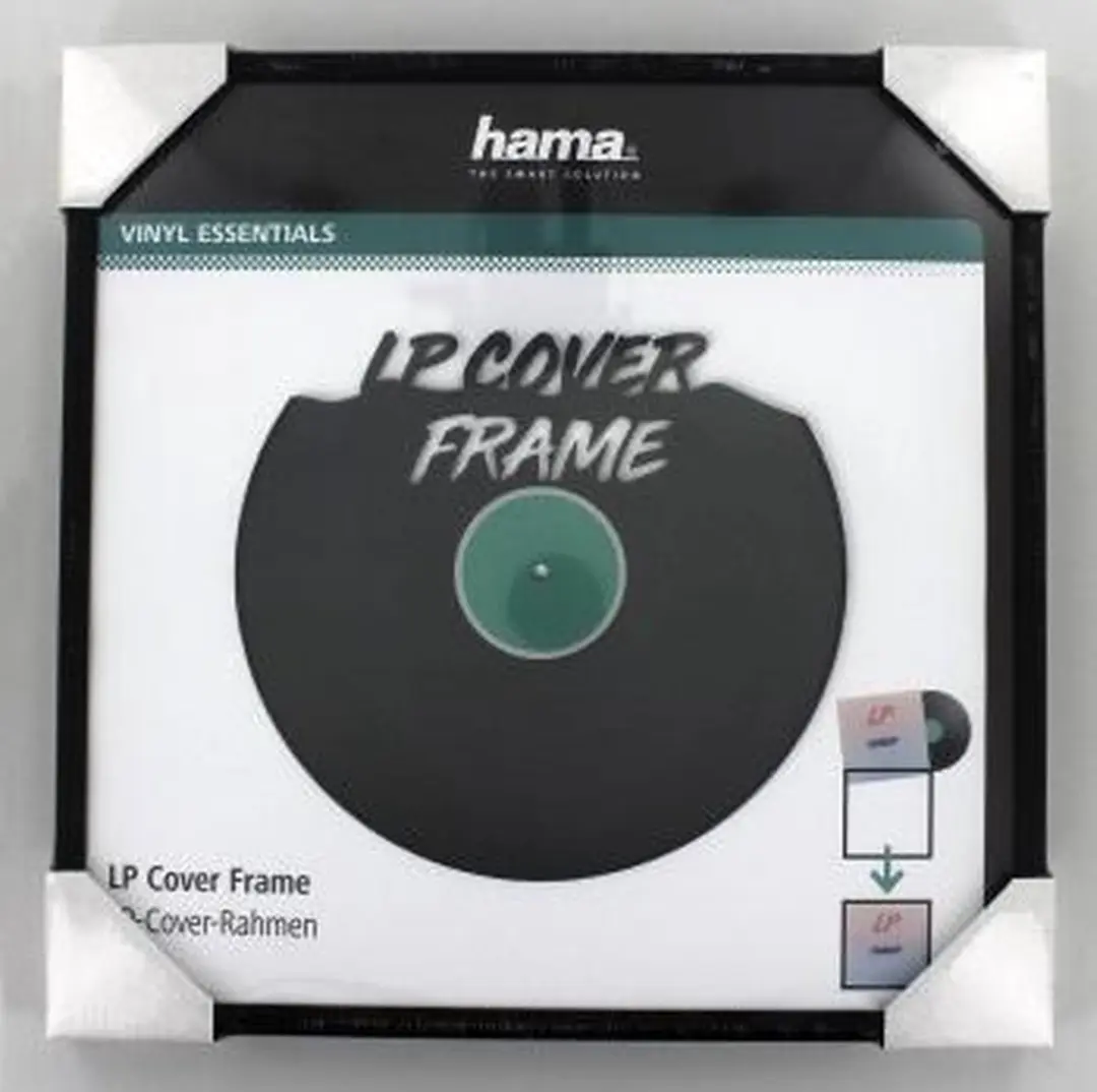 Hama LP-cover lijstje Aluminium 31,5x31,5cm - Zwart - afbeelding 2 van 4