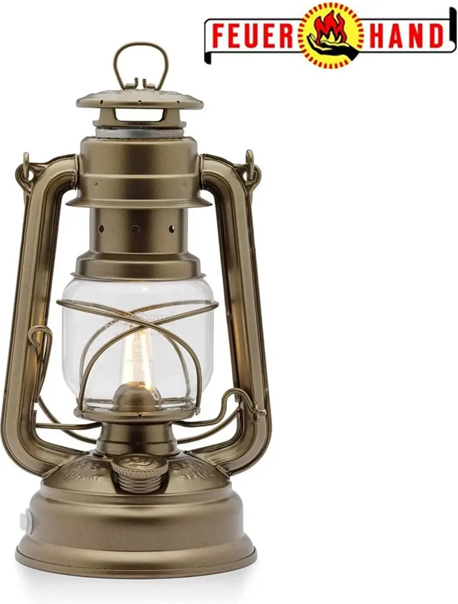 Feuerhand Baby Special 276 LED Stormlamp - Brons - afbeelding 3 van 4