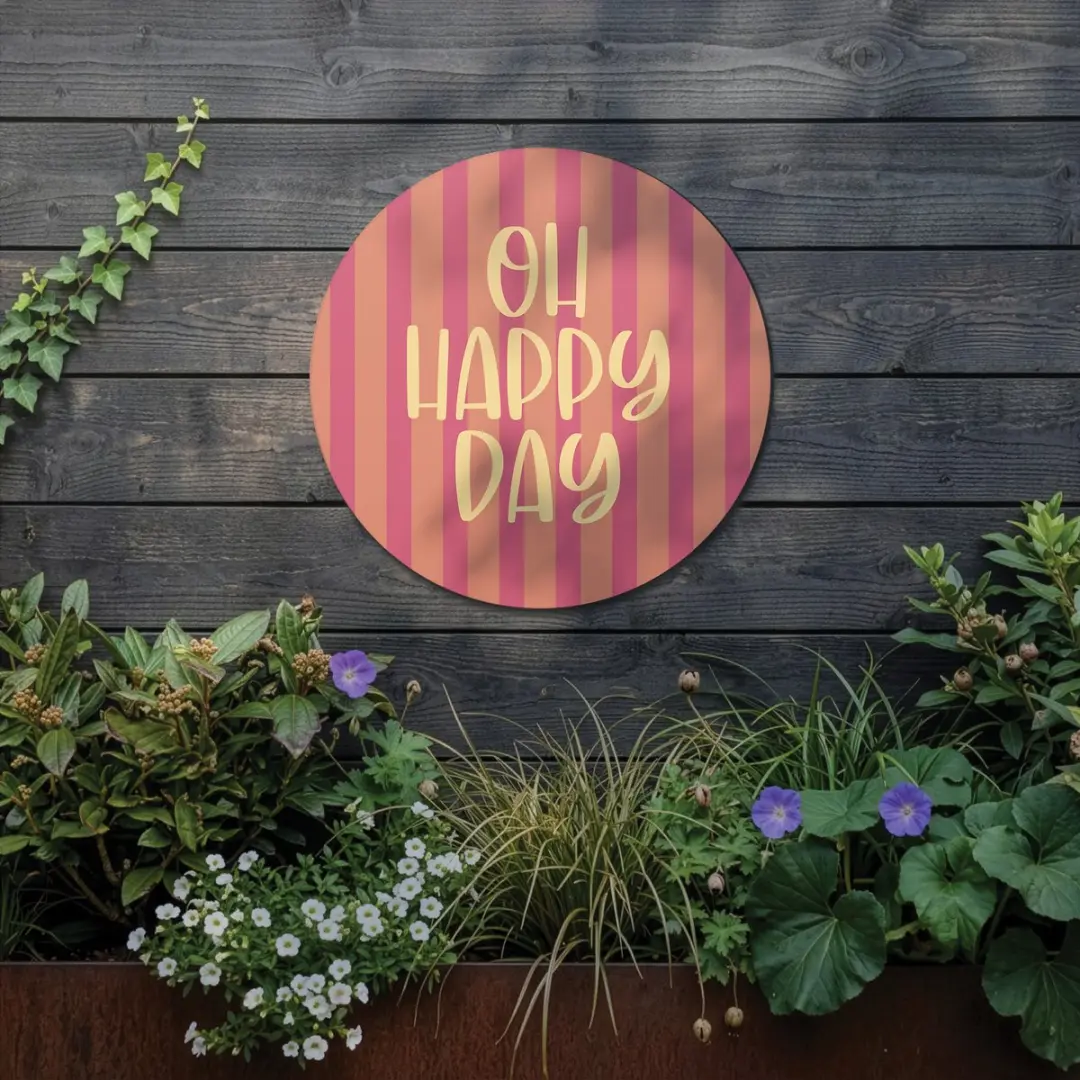Tuincirkel Oh Happy Day