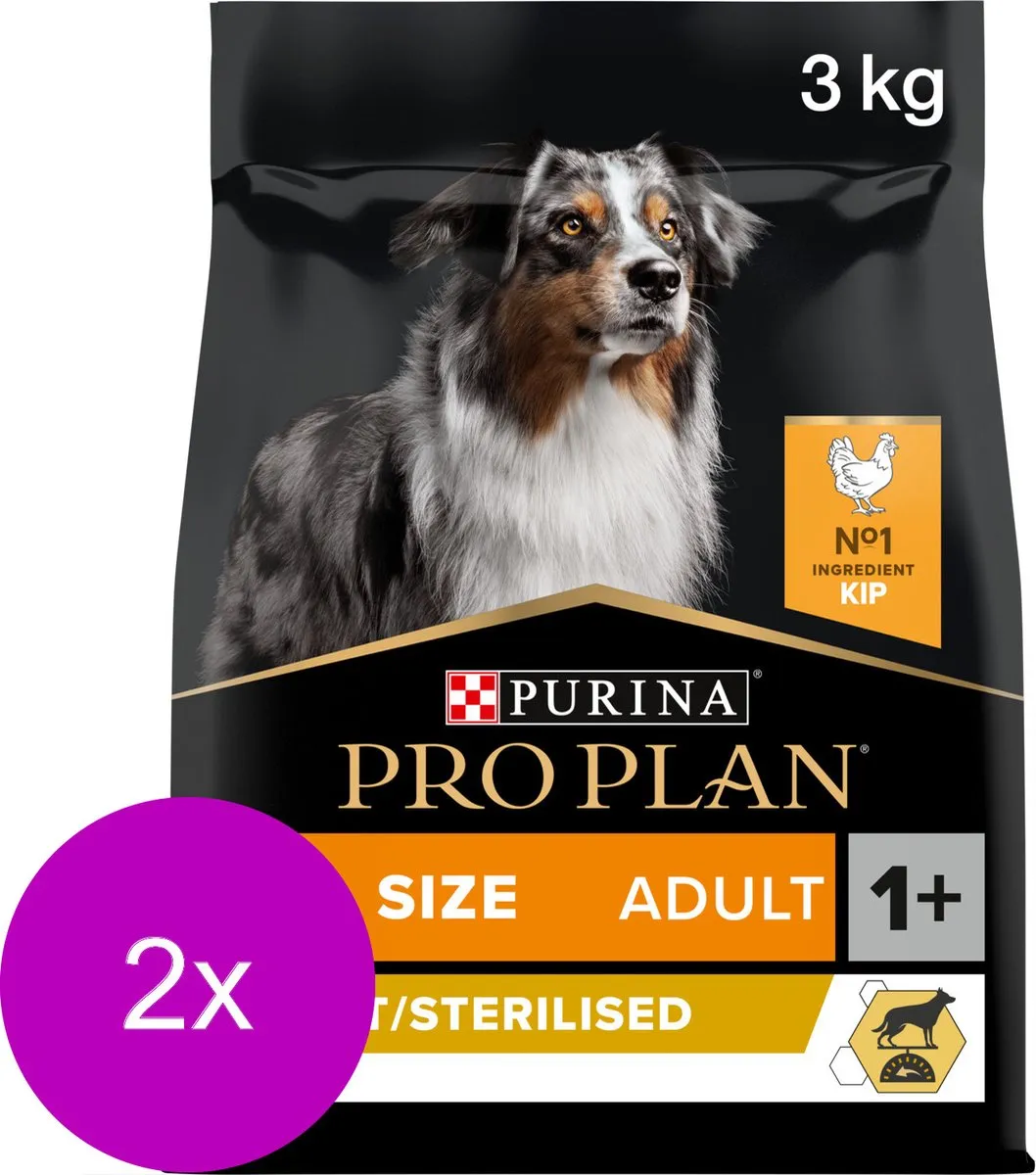 Pro Plan Dog Adult Light Kip - 2x3kg