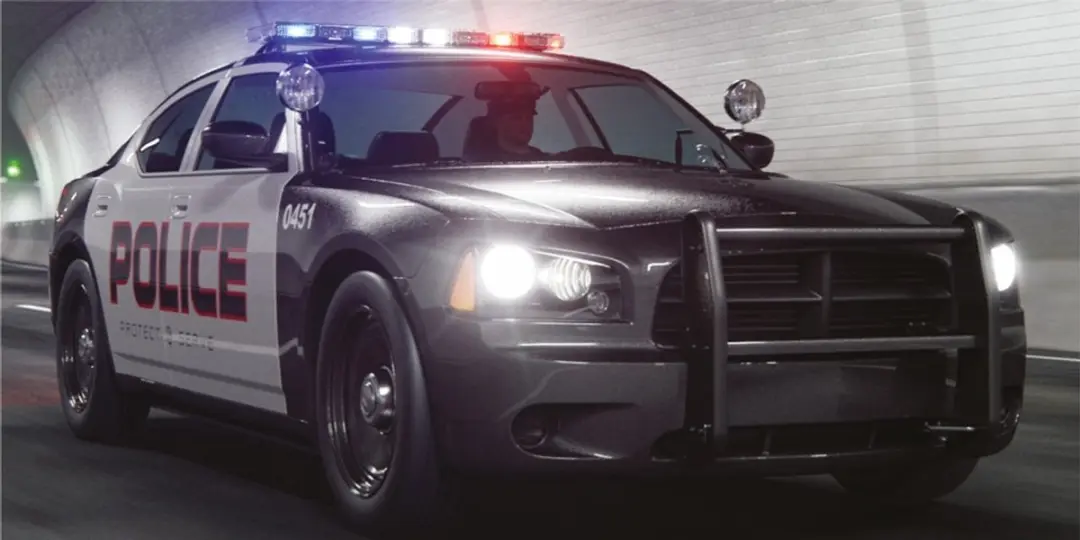 Politieauto handdoek