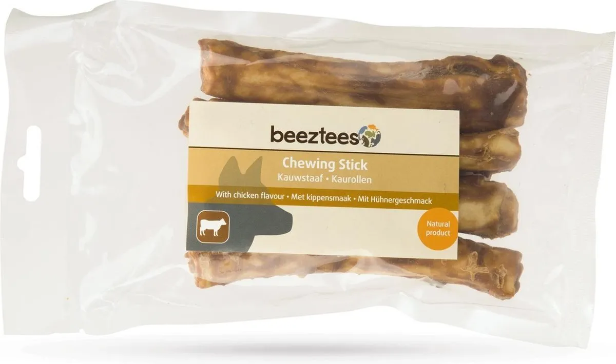 Beeztees Kauwstaaf Kip - 4 Stuks