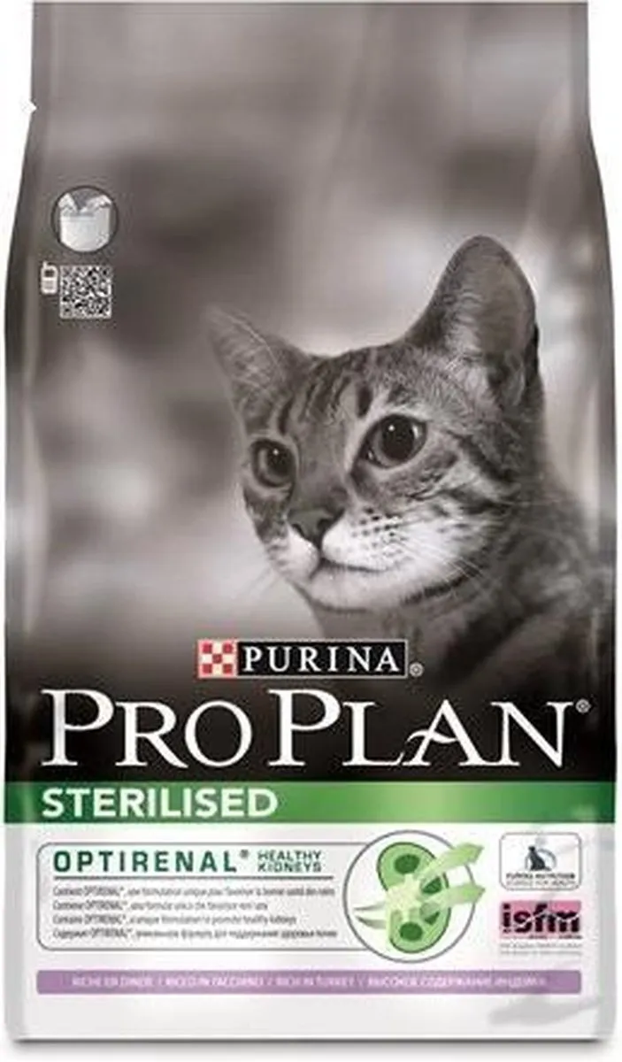Pro Plan Sterilised Kattenvoer Kalkoen/Kip 1.5kg - 6 Stuks