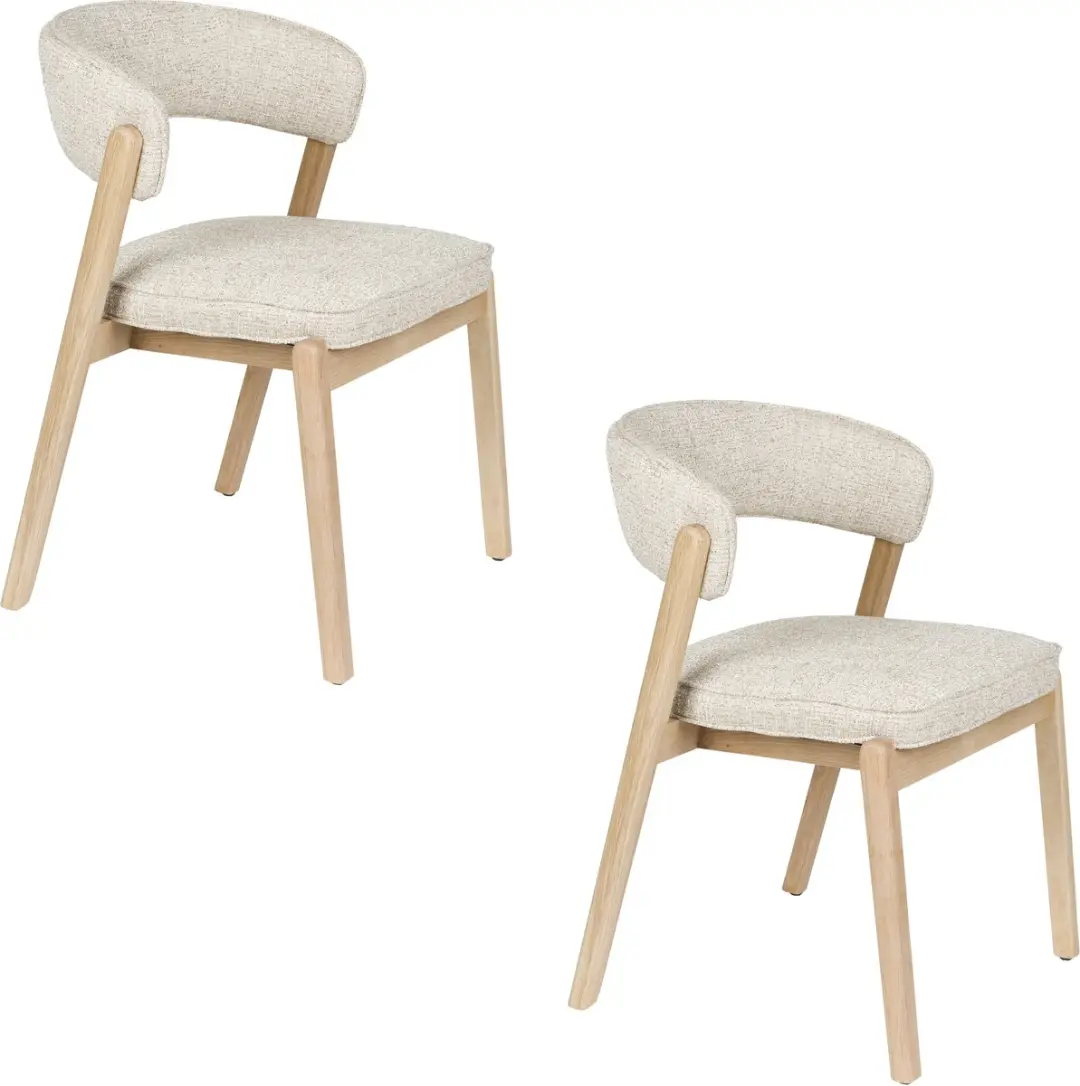 Zuiver Bright Eetkamerstoelen Beige