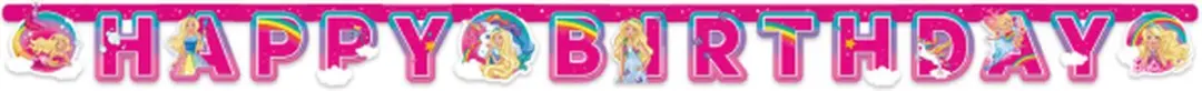 Barbie Dreamtopia Happy Birthday Slinger - Roze - afbeelding 5 van 5