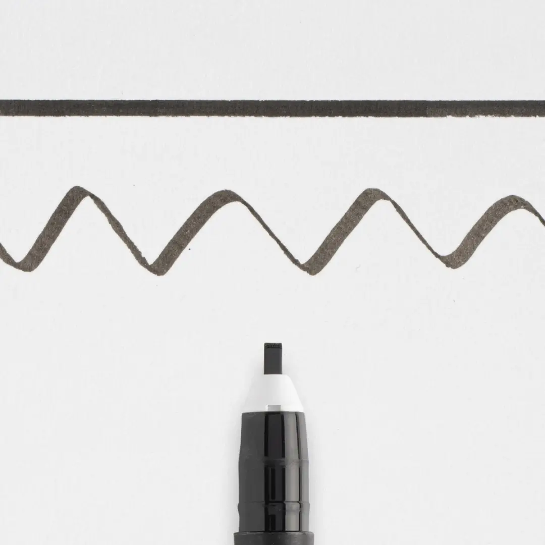 Sakura Pigma Calligrapher 20 Kalligrafiestift - 2mm - Zwart - afbeelding 2 van 4