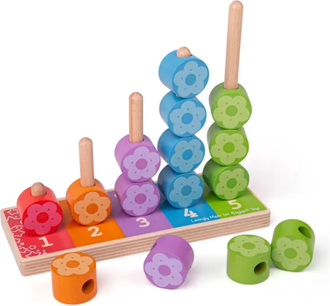Bigjigs Bloemen sorteerspel BB090 - afbeelding 6 van 6