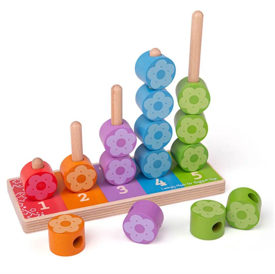 Bigjigs Bloemen sorteerspel BB090 - afbeelding 3 van 6