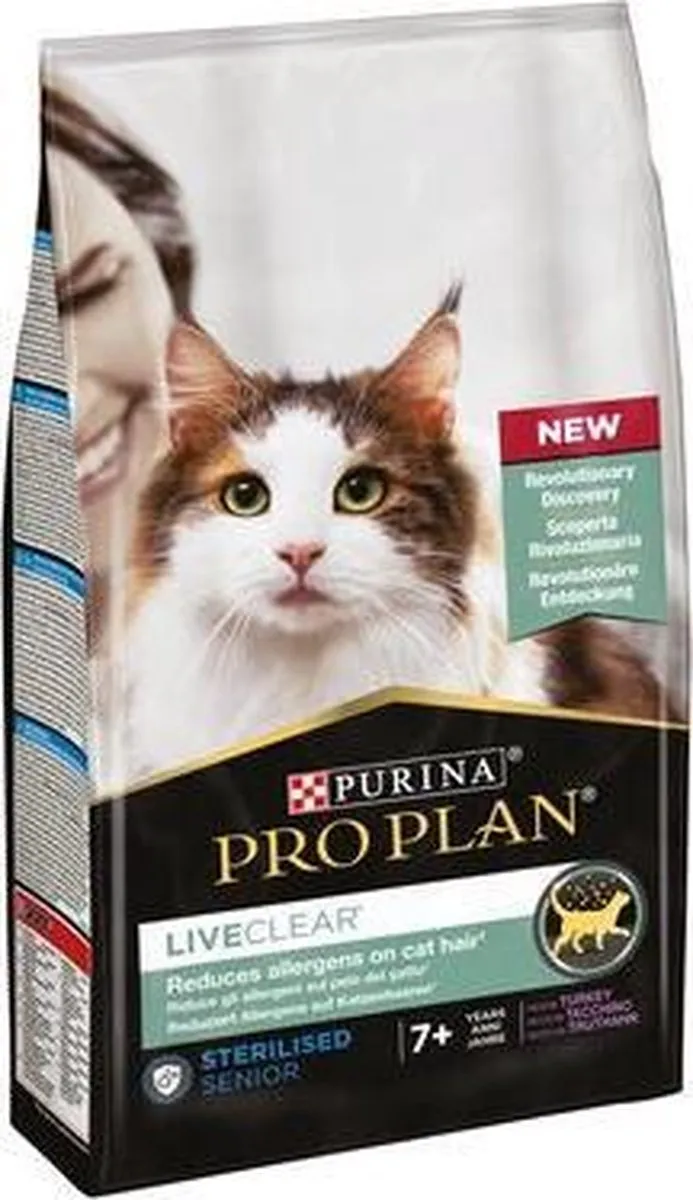 Pro Plan Cat Liveclear Kalkoen Kittenvoer - 6x1.4kg