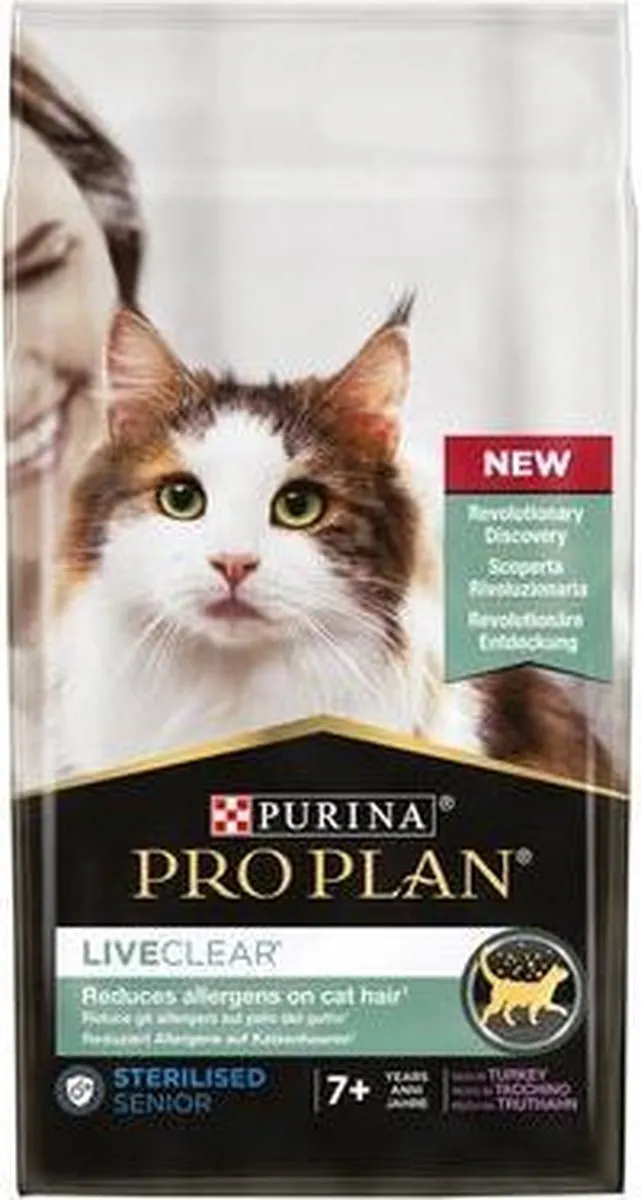 Pro Plan Cat Liveclear Kalkoen Kittenvoer - 6x1.4kg