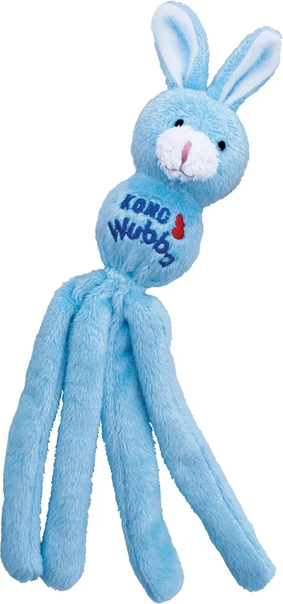 KONG Wubba Konijn - Blauw - afbeelding 6 van 6