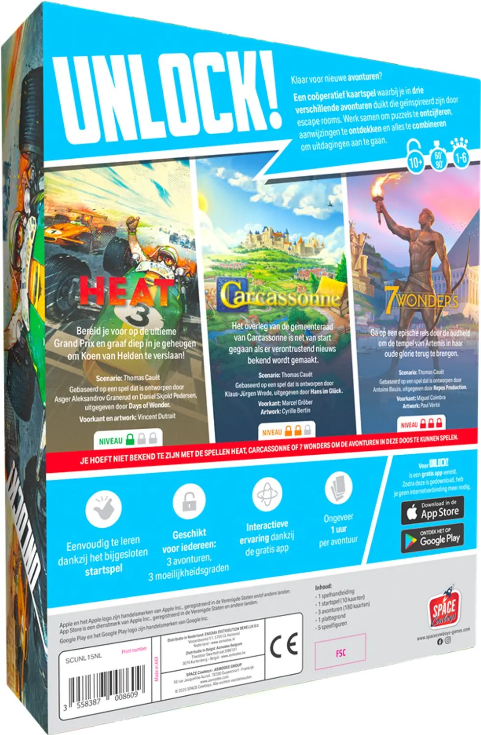 Space Cowboys Unlock! 15 Nieuwe Spelavonturen Kaartspel - afbeelding 6 van 6