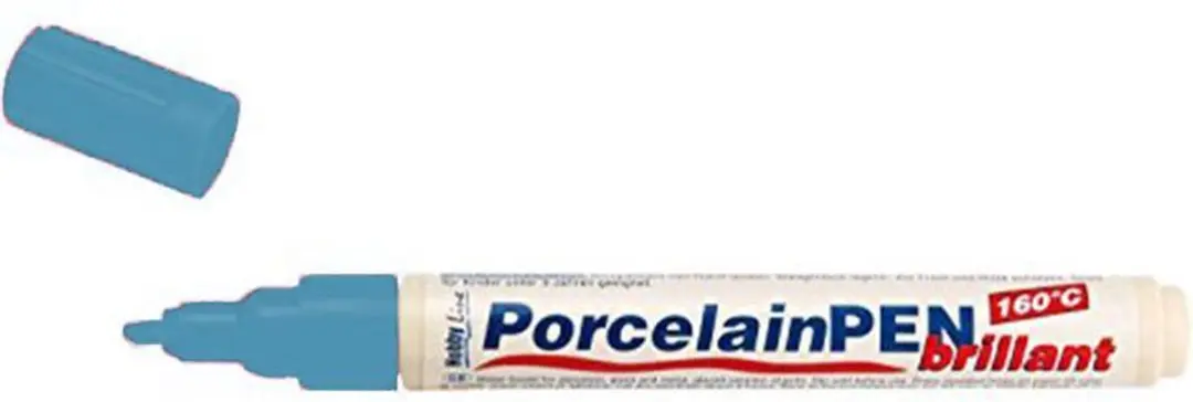Kreul Porcelain Pen Blauw 16466 - Glas- en porseleinstift - afbeelding 2 van 6