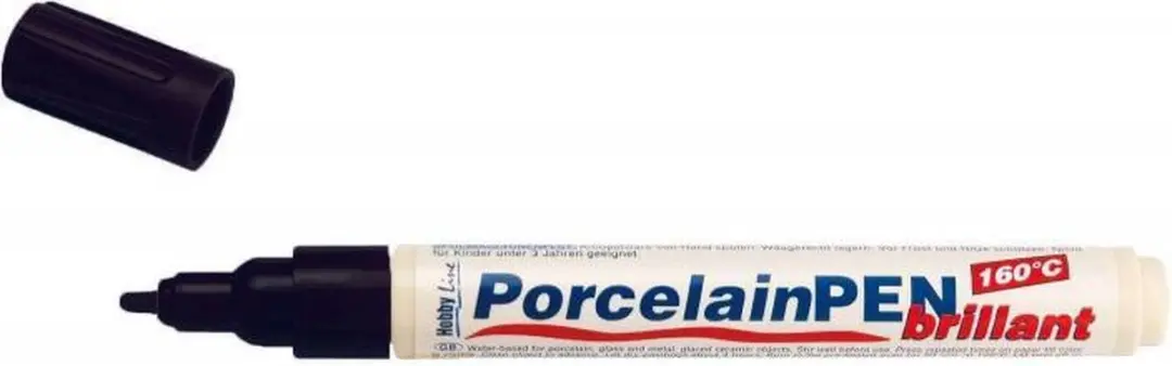 Kreul Hobby Line Porcelain Pen Zwart