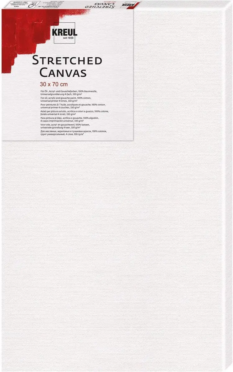 Kreul Stretched Canvas Frame 30 x 70 cm