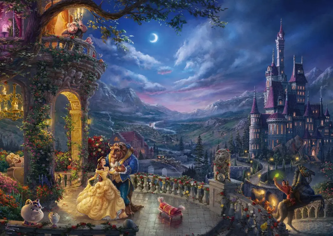 Disney Beauty and the Beast Puzzel - 1000 stukjes - afbeelding 5 van 6
