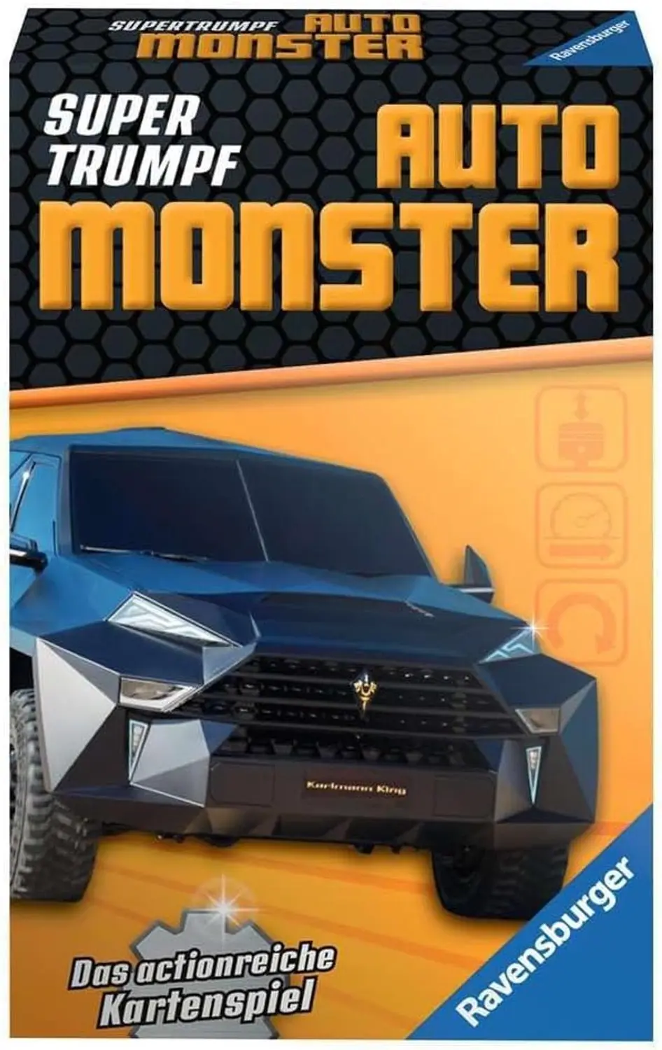 Ravensburger Super Trump Car Monster Kaartspel