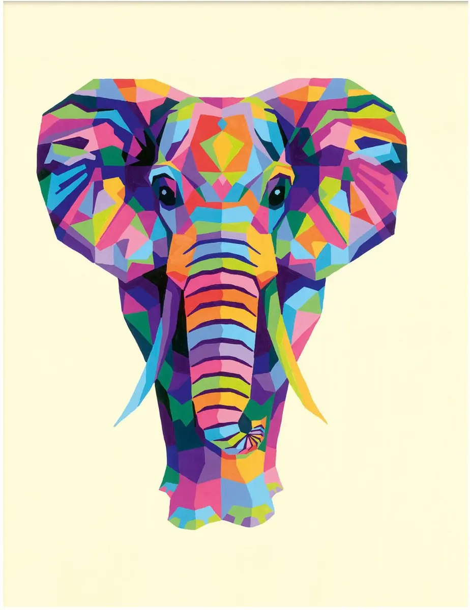 Ravensburger CreArt Schilderen op Nummer Olifant - afbeelding 3 van 6