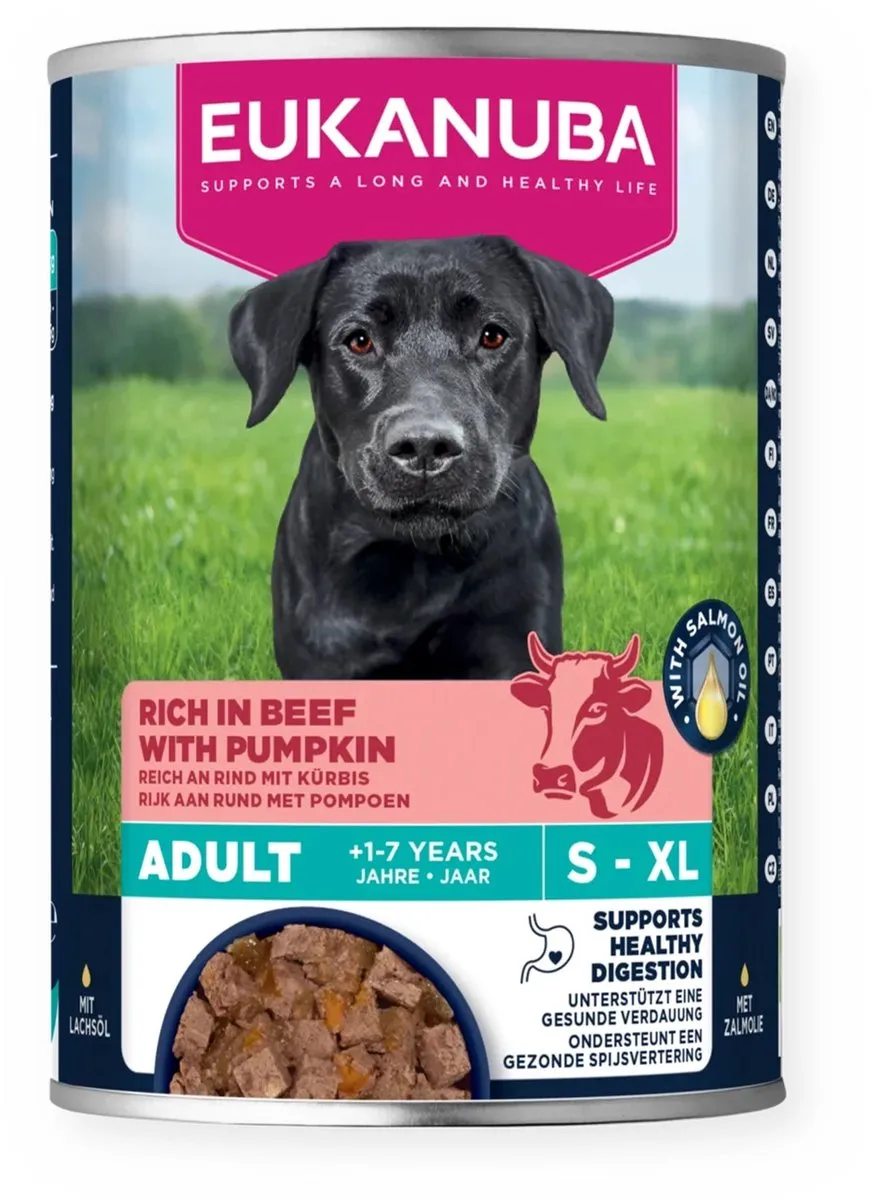 Eukanuba Life Care Nat Hondenvoer Adult Rund & Pompoen 400g