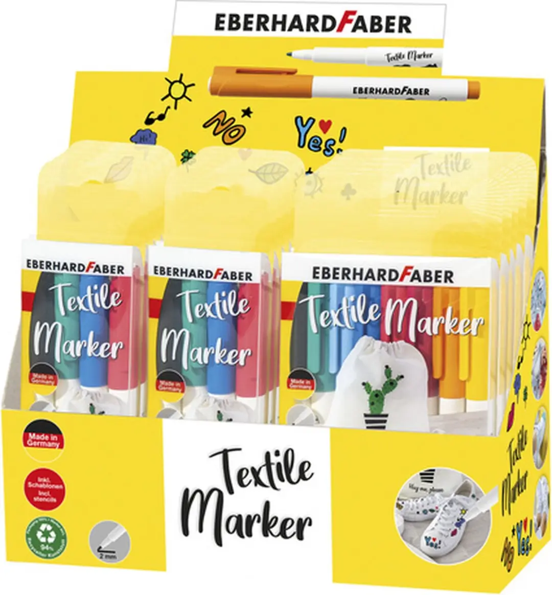 Eberhard Faber textielmarker set