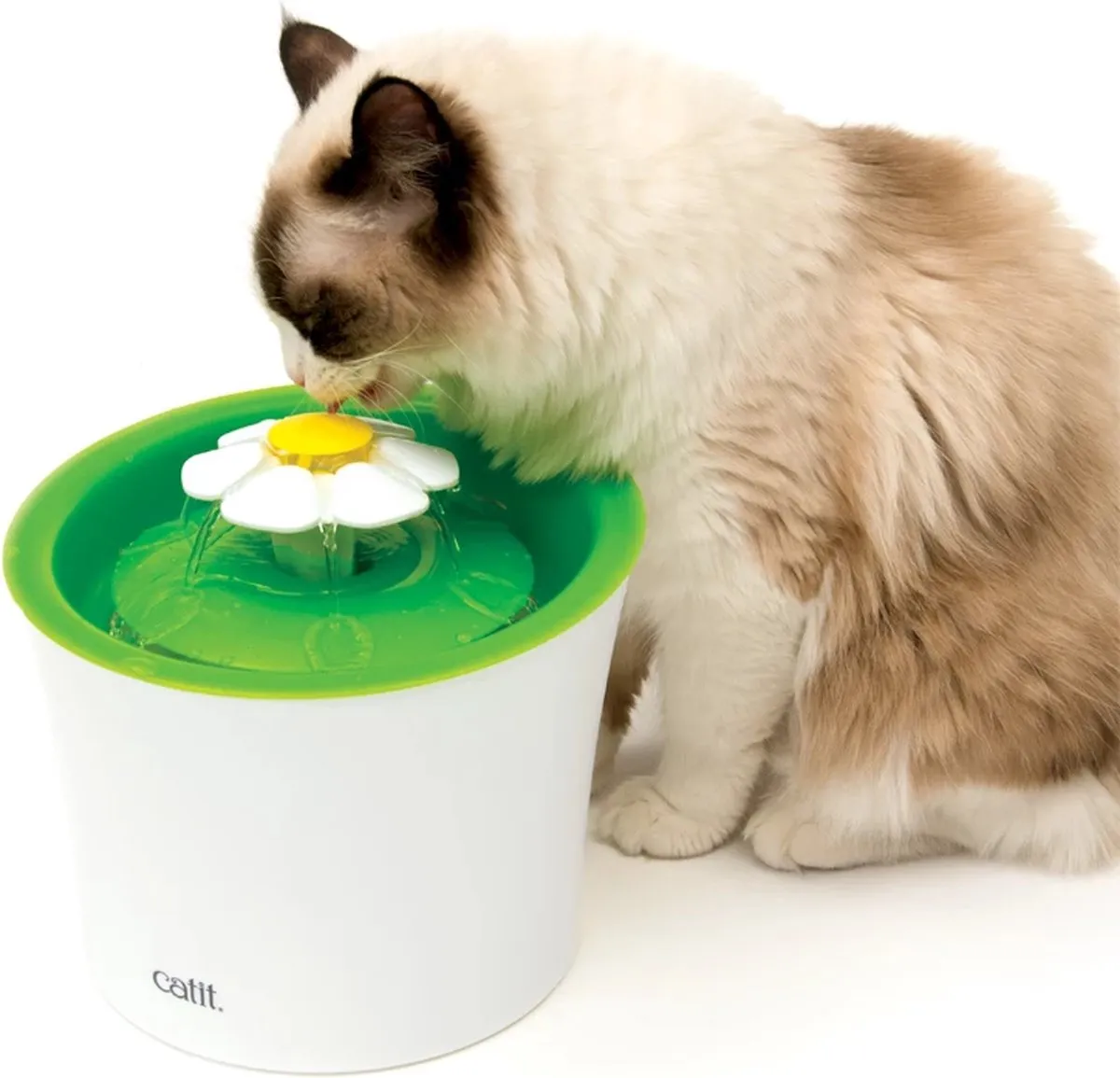 Catit LED-bloemfontein - Wit/Blauw