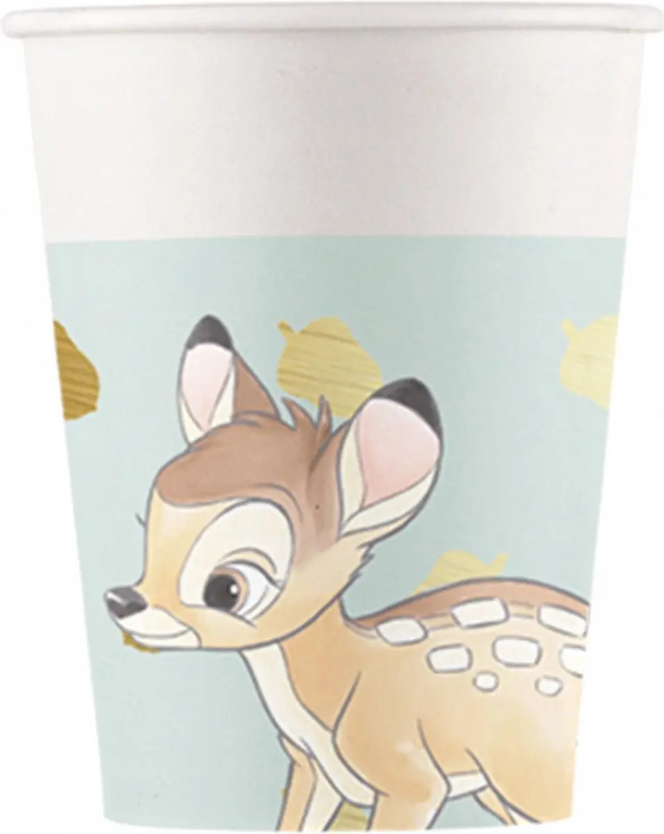 Bambi Bekers Karton 200ml 8 stuks
