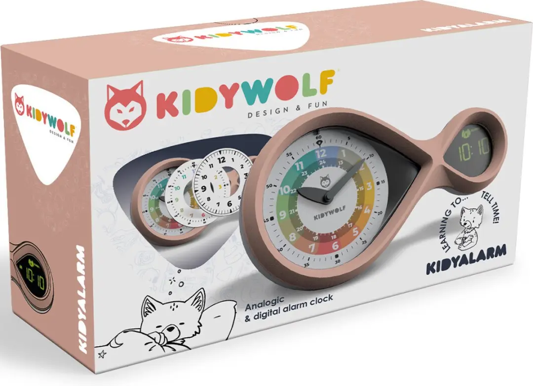 Kidywolf KIDYALARM 418037 Educatieve Wekker - Nude - afbeelding 5 van 6