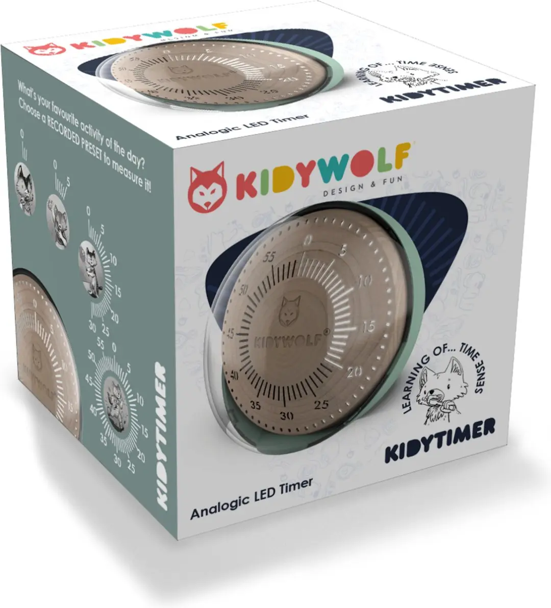 Kidywolf KIDYTIMER Kindertimer - Educatieve Tijdklok - afbeelding 6 van 6