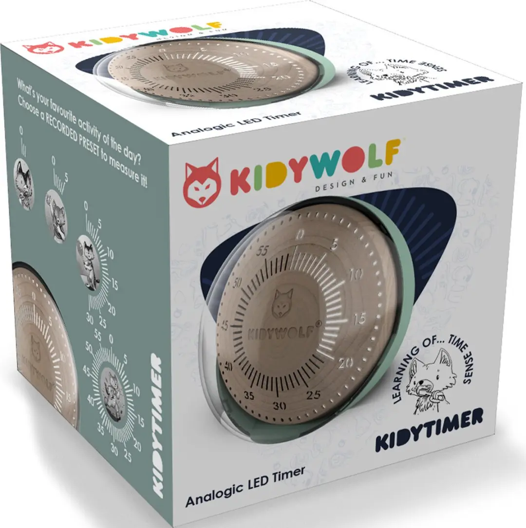 Kidywolf KIDYTIMER Kindertimer - Educatieve Tijdklok - afbeelding 2 van 6