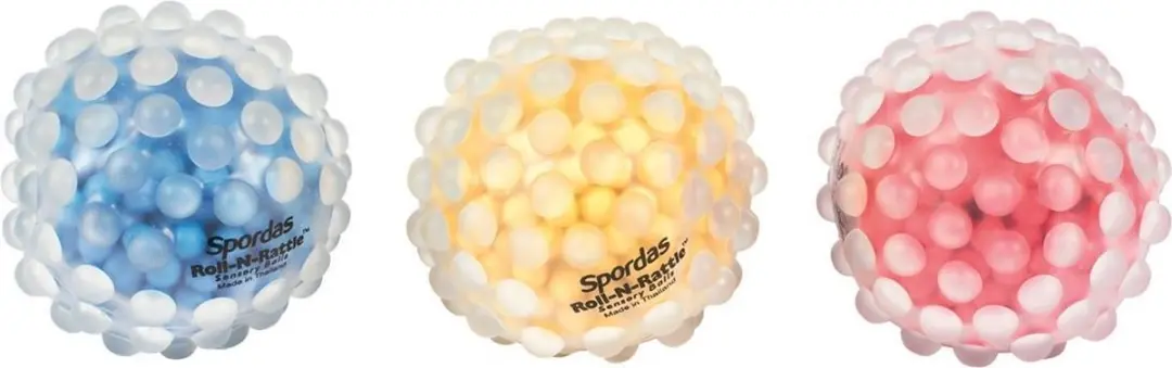 Megaform Set of 3 Roll-N-Rattle Sensory Balls