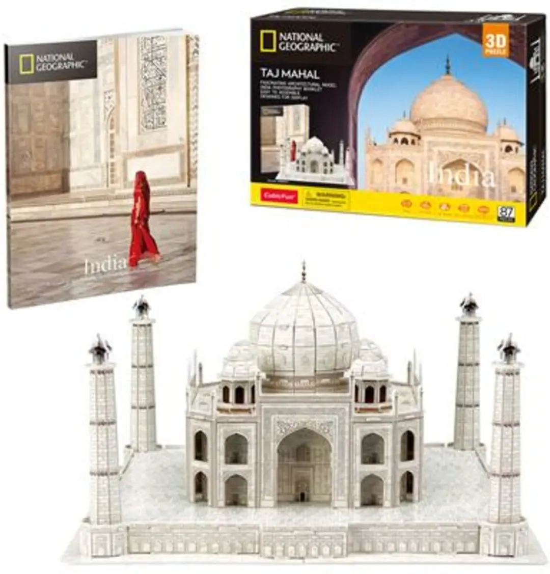 National Geographic 3D-puzzel Taj Mahal - 87 stukjes - afbeelding 5 van 6