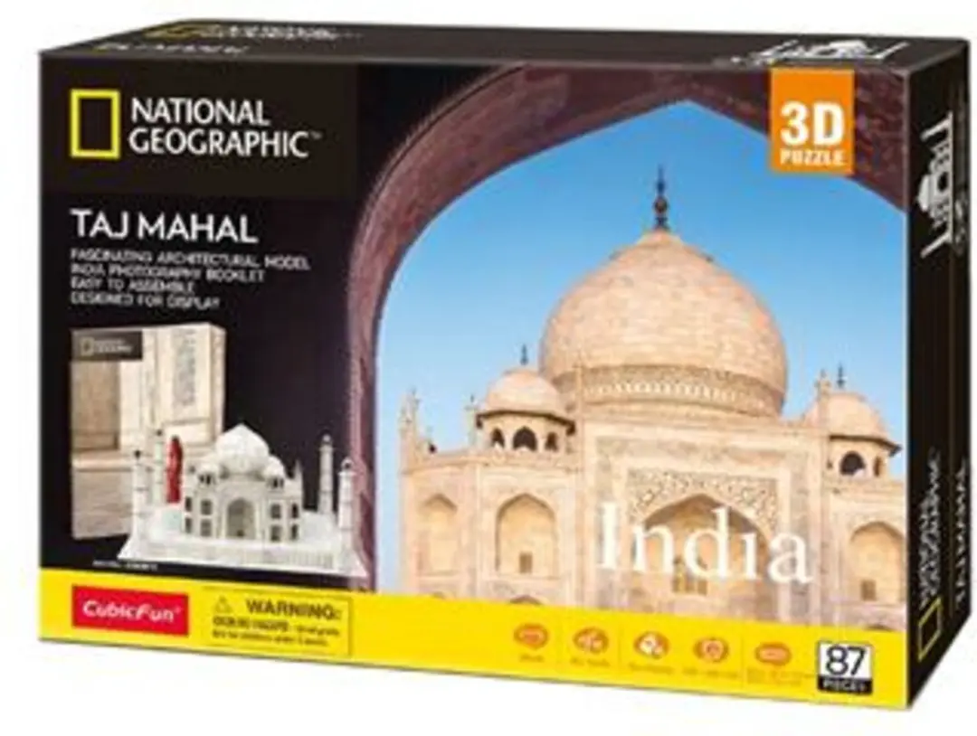 National Geographic 3D-puzzel Taj Mahal