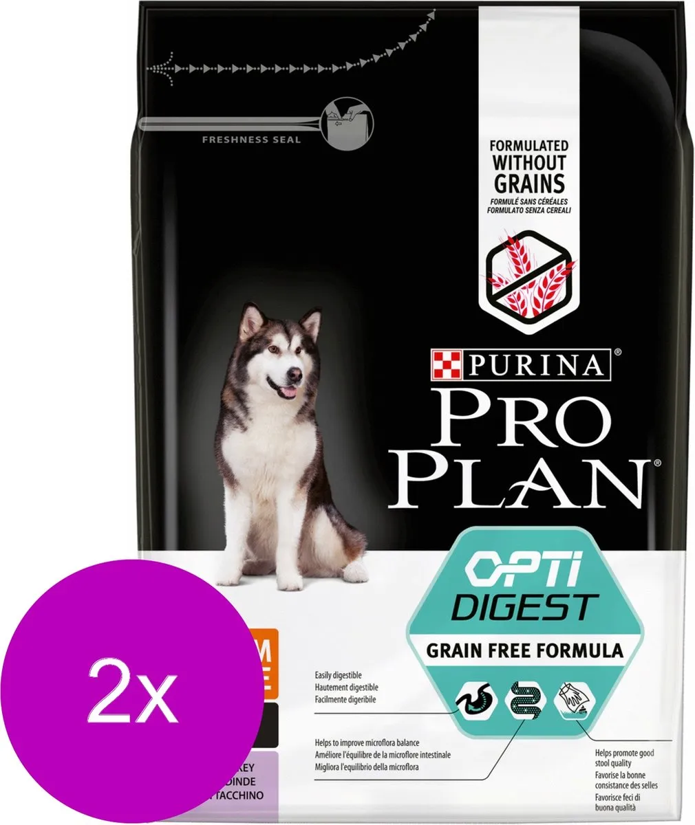 Pro Plan Dog Adult Medium & Large Sensitive Digestion Kalkoen