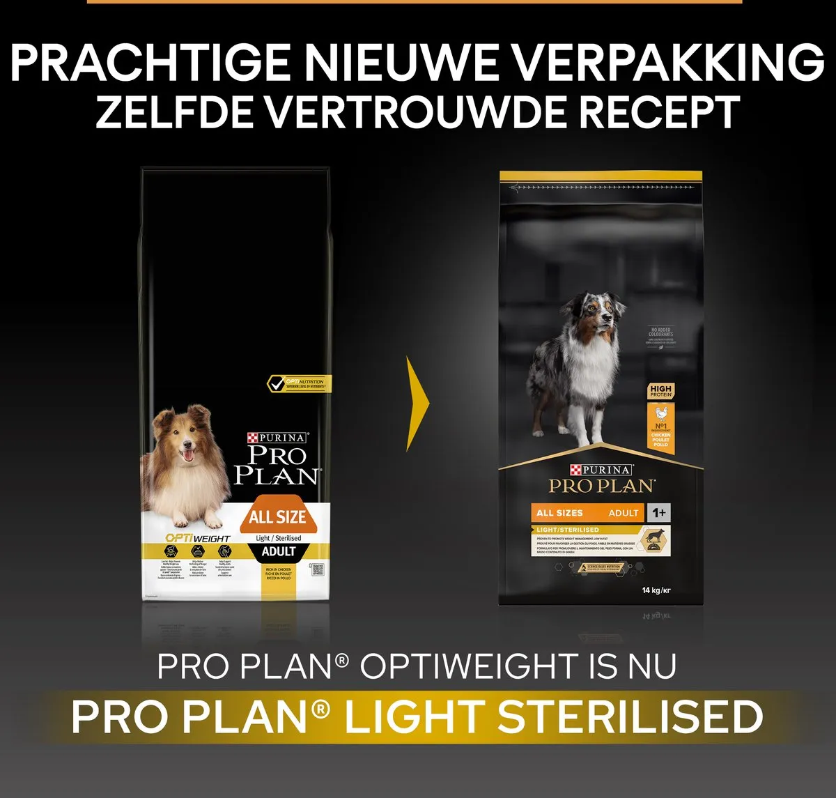 Pro Plan Adult Light Sterilised Hondenvoer Kip 3kg