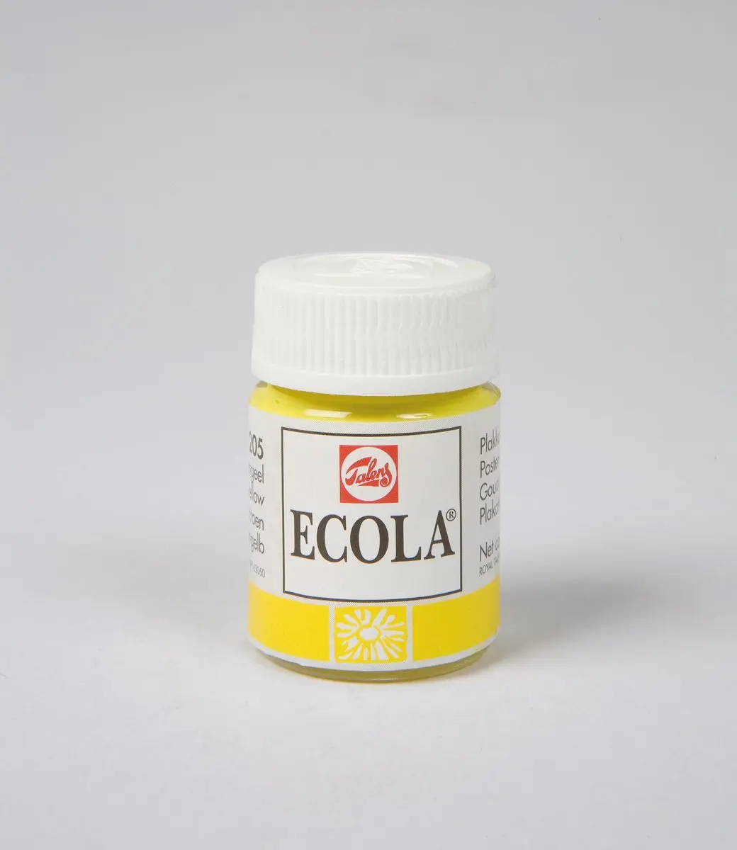 Bruynzeel Ecola Plakkaatverf 205 Citroengeel 16ml