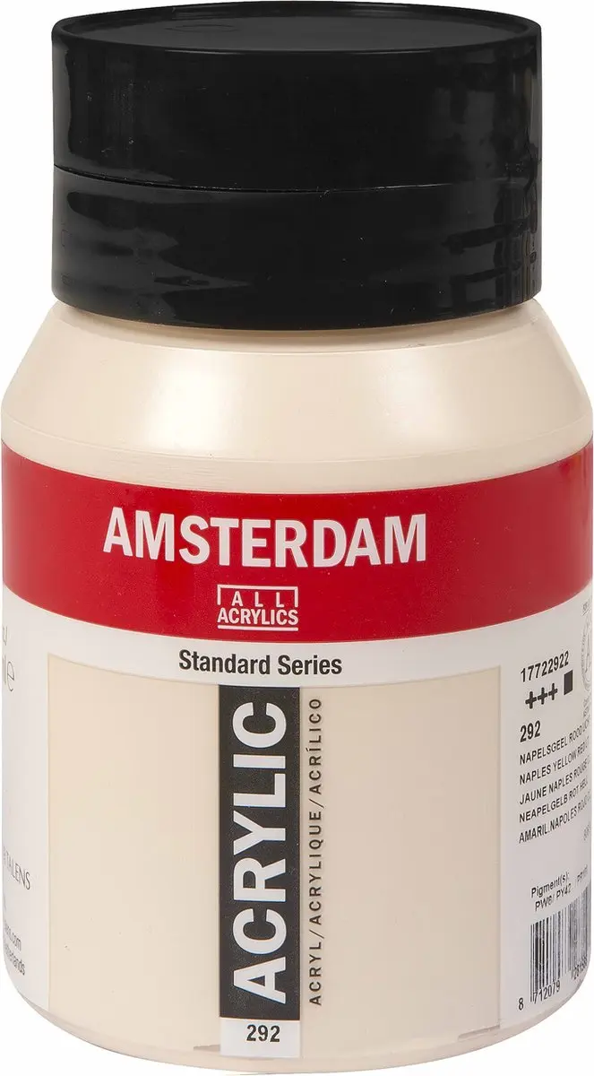 Amsterdam Acrylverf 292 Napelsgeel Rood Licht