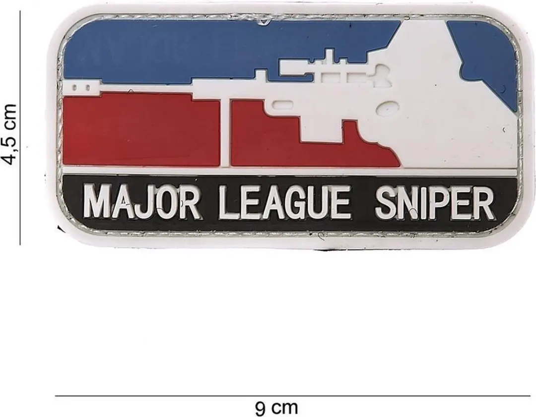 101 Inc Embleem 3D Pvc Major Sniper Color 11158