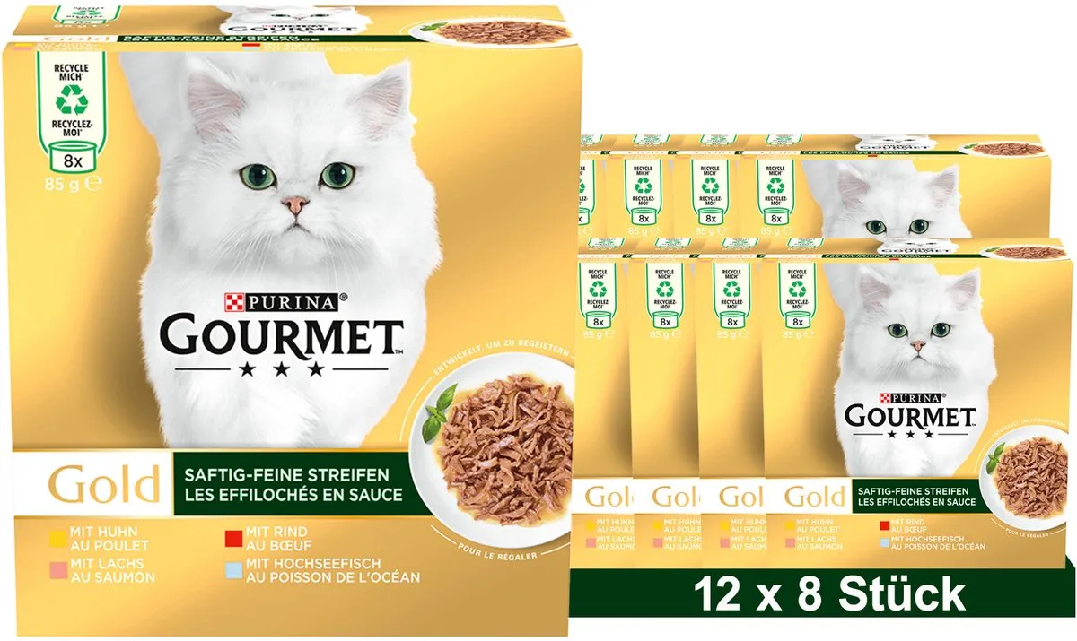 Purina Gourmet Gold Sappige Fijne Reepjes