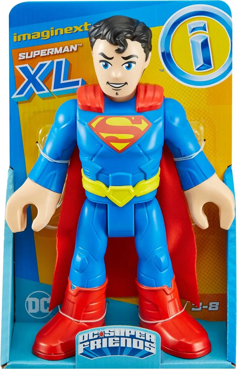 Fisher Price DC Super Friends Superman Actiefiguur - 25cm - afbeelding 3 van 6