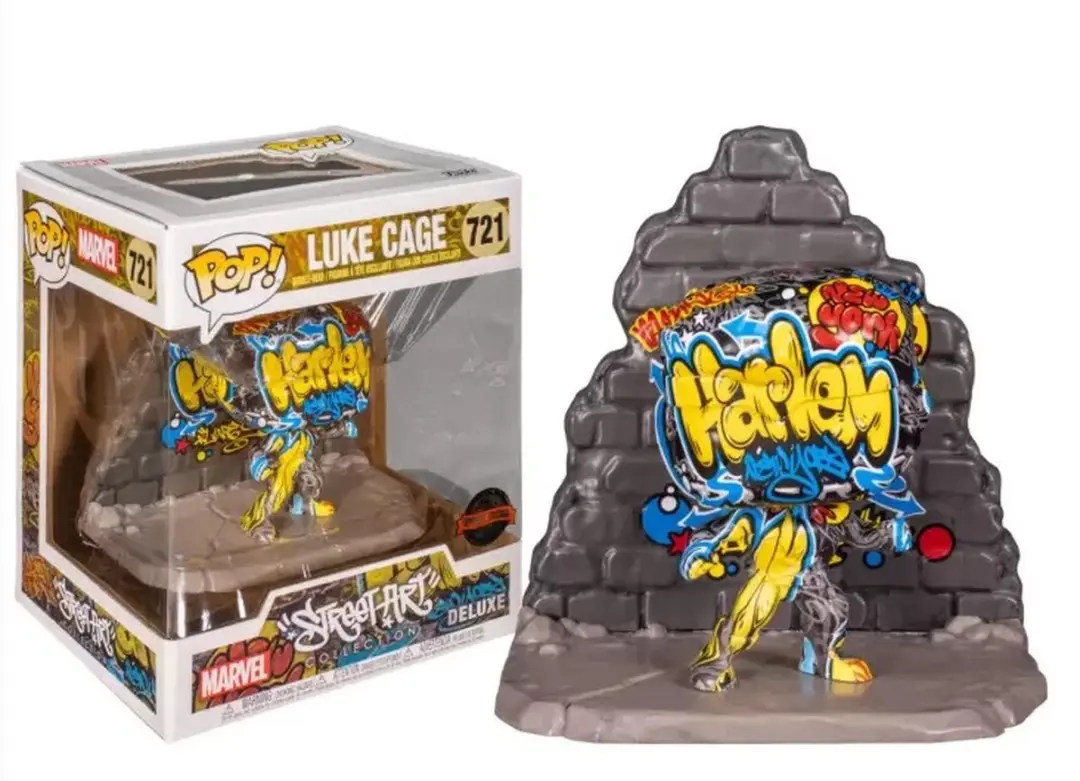 Funko Pop Deluxe Marvel Luke Cage Graffiti 52711 - afbeelding 2 van 2