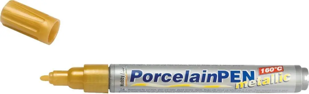 Kreul Gouden Porseleinstift Metallic 160°C