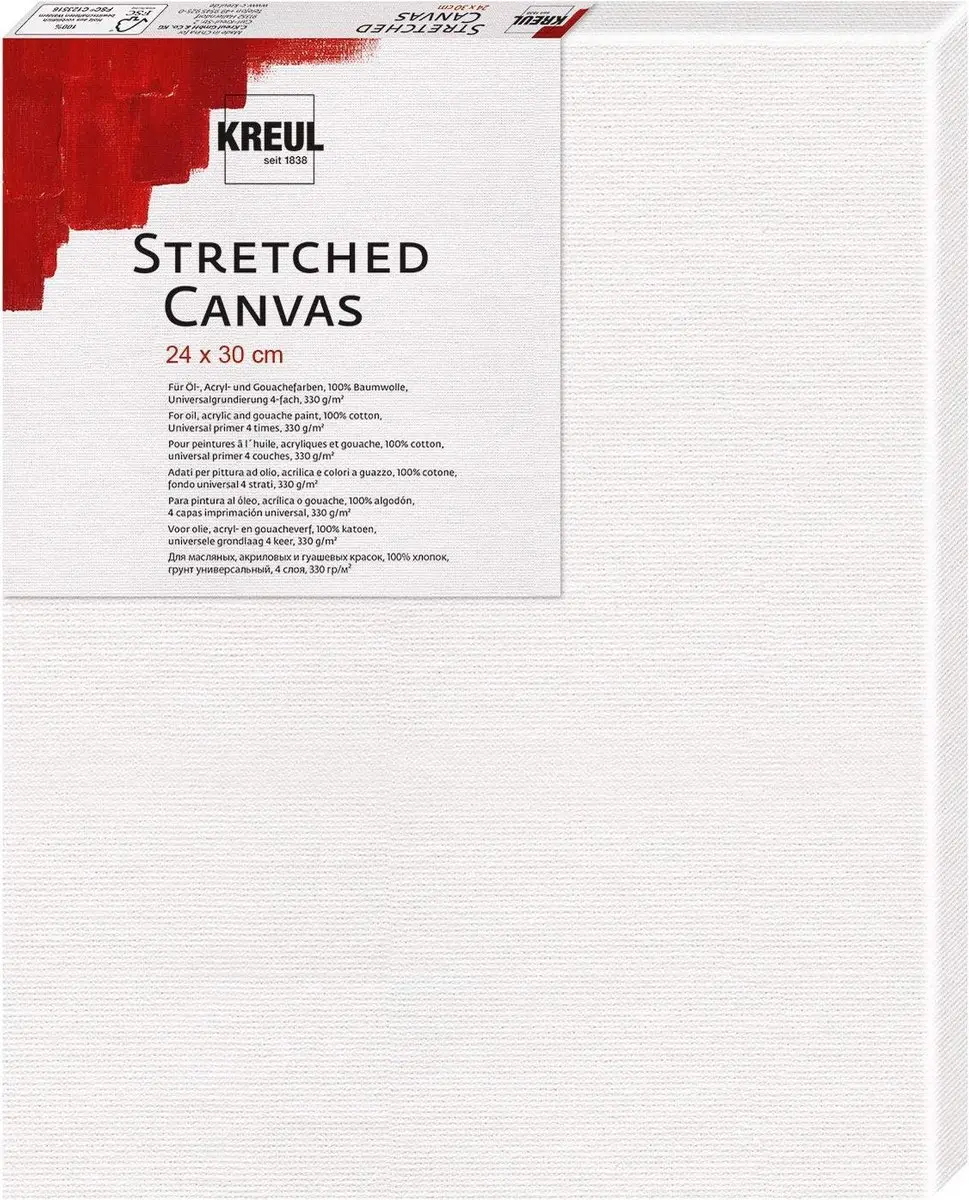 Kreul Stretched Canvas Frame 24 x 30 cm