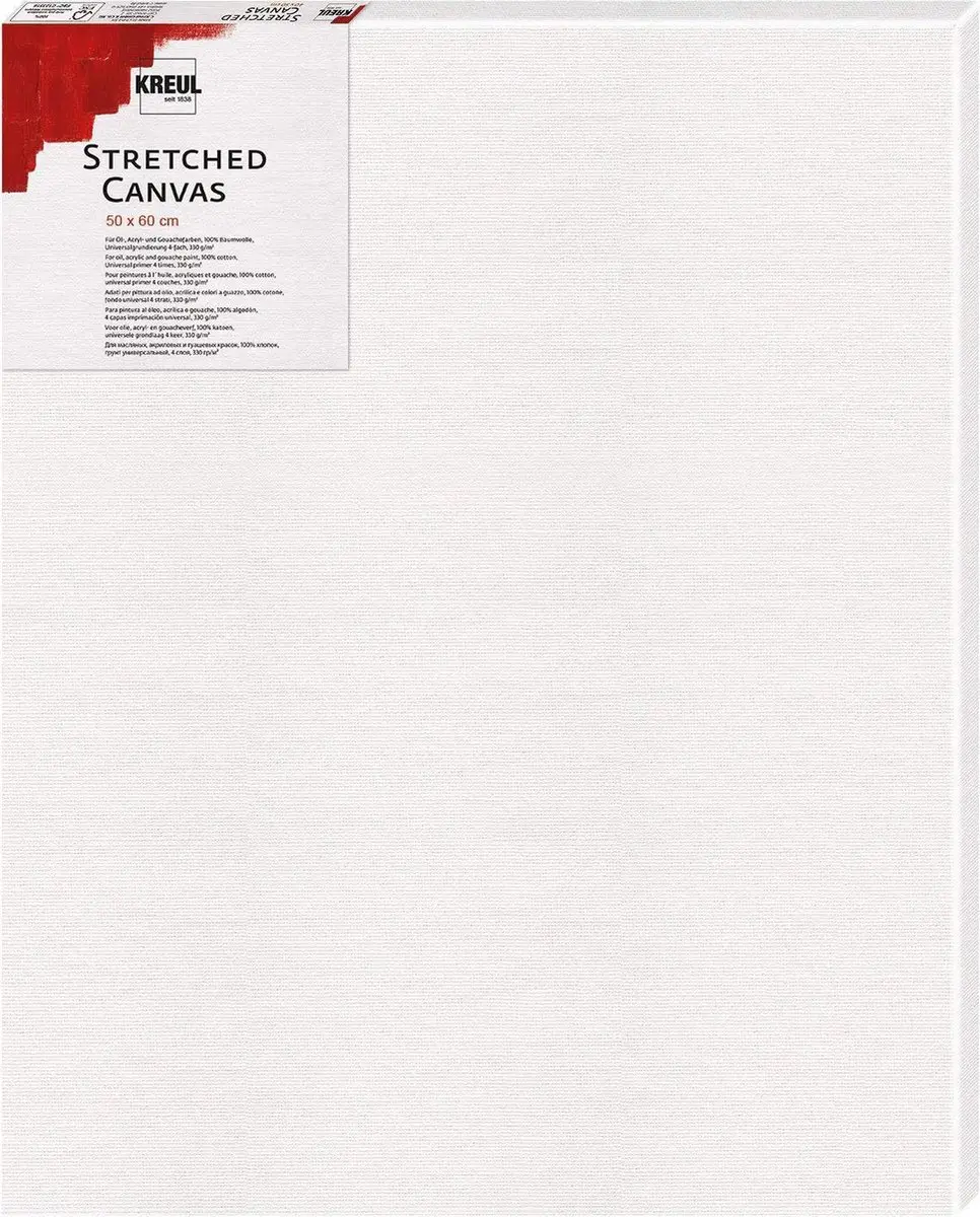 Kreul Stretched Canvas Frame 50 x 60 cm