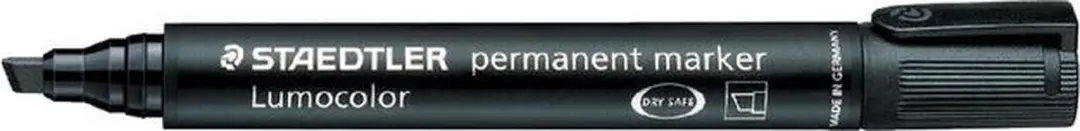Staedtler Lumocolor 350 Permanente Marker Zwart - 10 Stuks - afbeelding 5 van 5